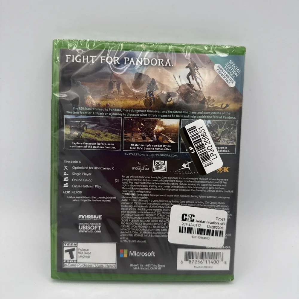 Ubisoft Avatar Frontiers of Pandora Xbox Series X New Special Edition‎ Action